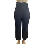 New Mix  Size Medium Pleated Elastic Waist Crop Pants No Lining. Preowned Photo 2