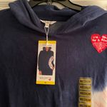 Wildfox Tie Dye One of a Kind Blue Hoodie Size Medium Photo 7