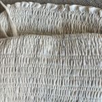 OGL Smocked Oatmeal Heather Spaghetti Strap Crop Top Size undefined Photo 1