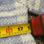 Hippie Rose purple and white plaid pullover v neck long sleeve sweater L Photo 7