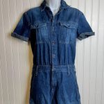 AG Adriano Goldschmied Adriano Goldschmied The Rhoda Denim Utility Romper M45 Photo 3