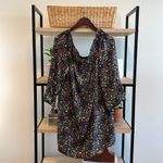 Lucky Brand NWT Romantic Flower Shoulder Knee Length Dress, XL Photo 4