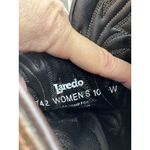 Laredo Brown Leather Pull On Western Boots Women's Size 10 Lea Vamp Fox Photo 6