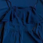 Aritzia  Wilfred Georgette Ruffle Spaghetti Strap Silk Dress Size XS Photo 10