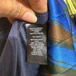 Adrienne Landau  Blue Pleated Assymetrical Skirt Sz XL NWT Photo 6