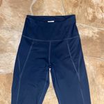 Girlfriend Collective High Rise Compression Navy Blue 7/8 Athletic Leggings, Photo 4