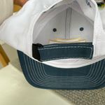 Miesfeld’s Meat Market Navy Blue and White Flat Brim Trucker Hat Adjustable Back Photo 10