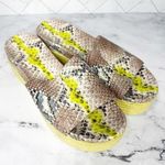 Kate Spade  Zia Platform Leather Espadrille Snake Print Size 9 B Photo 0
