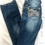 Miss Me  Boot Cut Jeans with Silver Accents Photo 0