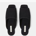 Vivaia square toed fluffy slides size 41 Black Photo 7