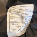 Women’s Black Full Length Cold Shoulder Chiffon Formal Dress Leg Slit Size 8 Photo 8