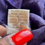 Victoria's Secret VICTORIA SECRET | Vintage Purple Satin Sleep Top Sz S Photo 5