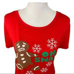 Prince Peter Collection Red Gingerbread Oh Snap Holiday Christmas T Shirt Red Photo 1