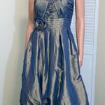 Forever 21 NWT Twenty One metallic Party dress size Small strapless sweetheart poof Photo 3