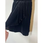 EXPRESS Y2k Black Velvet Babydoll Top Sz 0 Whimsigoth Witchy Fairy Grunge Flowy Photo 3