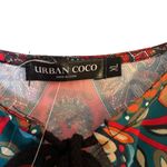 Urban Coco NWT  Bohemian Multicolor Paisley Women's sheath dress size XL Photo 2