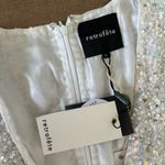 Retrofête retrofete white sequin plunging v-neck jumpsuit new nwt Photo 6