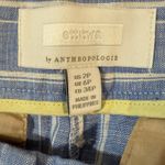 Anthropologie Ett Twa Pants Womens 2P Blue White Wide Leg Striped Sailor Linen Photo 4