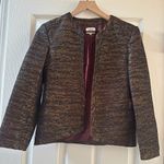 Wilfred Aritzia  NWOT Pirouette Metallic Copper Jacket, Blazer, Sparkle Photo 0