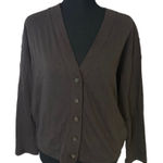 Madewell #123 Oversized Cotton Cropped Cardigan Photo 0