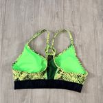 PINK - Victoria's Secret  Lime and Black Reptile Bra Photo 1