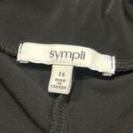 Sympli Open Front Sleeveless Cardigan Womens 16 Stretch Jersey Longline Black Photo 2