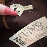 Hello Molly Anthropologie brown strapless midi dress size 4 NWT Photo 4