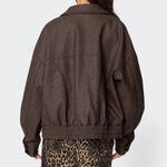 Edikted  mori oversized faux leather jacket  Photo 4