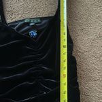 Scene black velvet spaghetti strap tank top 9/10 Photo 5