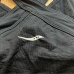 Saucony Black Textured Crossback Athletic Tank Top | Women’s Small Photo 4