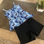 Adisputent Tankini Swimsuits for Women with Shorts Cross Push Tank Top Tummy Control Two Piece Swimwear High Waisted Photo 4