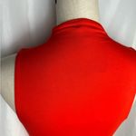 Naked Wardrobe  orange Sleeveless Women's crop Top NWT medium Photo 4