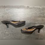 Antonio Melani FINAL PRICE Heels Kitten Suede & Leather Moccasin Style Brown Photo 7