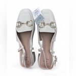 A New Day NWT Cream Memory Foam Block Heels Size 8 Slingback Loafers Photo 2