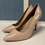 Qupid   Patent Leather Mid-Heel tan Pumps - Size‎ 11 *see Photo 0