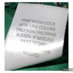 DR2 Green & Blue Paisley Short Sleeve Double V Above Knee Casual Chiffon Dress L Size L Photo 10