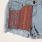 Forever 21 tribal print studded distressed raw hem Jeans Photo 4