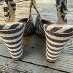 Lord and Taylor  Size 9 Striped Chunky Heel with Bow Size 9 Photo 1