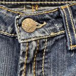 BKE Star Denim Flare Jeans Medium Wash Distressed Back Pockets Sz 29x31.5 Photo 5