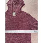 Vocal Womens CRYSTAL BURGUNDY HOODIE Pull Over Size M Photo 5
