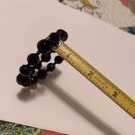 Women’s Spiral Stretchy Bracelet Plastic Bead Beaded Black Photo 4