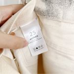 MOTHER • The Scrapper Cuff Ankle Fray in Superstition doodle graphic print art White Size 25 Photo 6