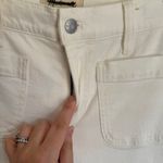 Madewell NWT  25 Petite Perfect Vintage Wide Leg Patch Pocket Jeans White NR119 Photo 5