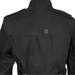 Banana Republic Black Trench Belted Jacket. Size Petite Large Photo 5