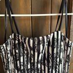 Maner Black and White Striped Dress Photo 9