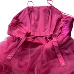 Formal Strapless Mini Dress Small Cocktail Dress Retro 50s Holiday Party Pink Photo 10