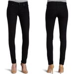 James Jeans Twiggy In Black Cat Skinny Jean Dry Aged Denim Women’s Size 27 Photo 1
