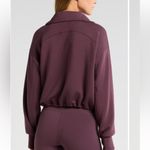 Zella NWT  Soft Modal Blend Half Zip Pullover Sweater Sz Large Burgundy Fudge Photo 1