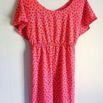 KIWI Red Tie Back Peekaboo Open Back Satin Dress L Size L Photo 0