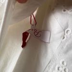 Parker Lorna Cotton Eyelet Tie-Back Cutout White Romper Size 2 Photo 5